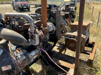 Perkins pump and generator set
