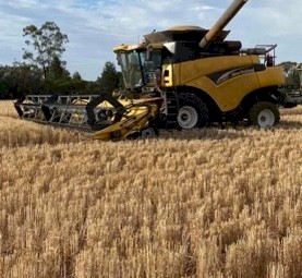 New Holland CR970 Header with 42ft Front + Trailer