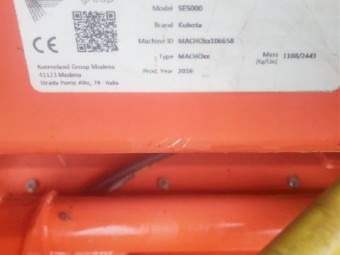 2016 Kubota SE 5235 Mulcher