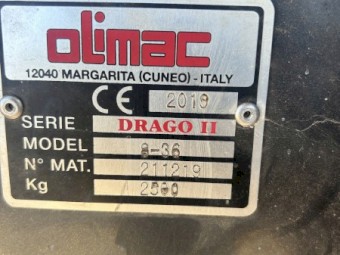 2019 Olimac 8 row Drago Maize Front