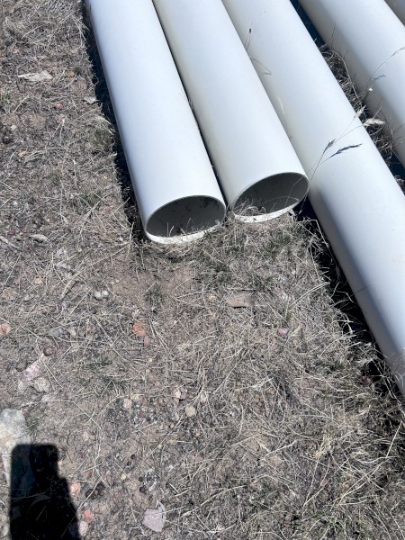 Large Diameter PVC Pipe (Unused / Lightly Used)