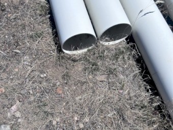 Large Diameter PVC Pipe (Unused / Lightly Used)