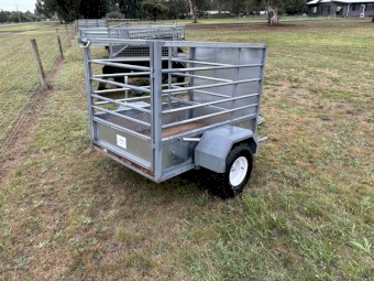 Drop down ATV trailer 