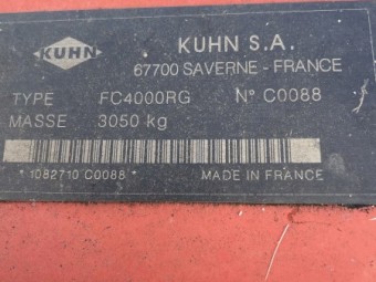Kuhn 4m mower conditioner
