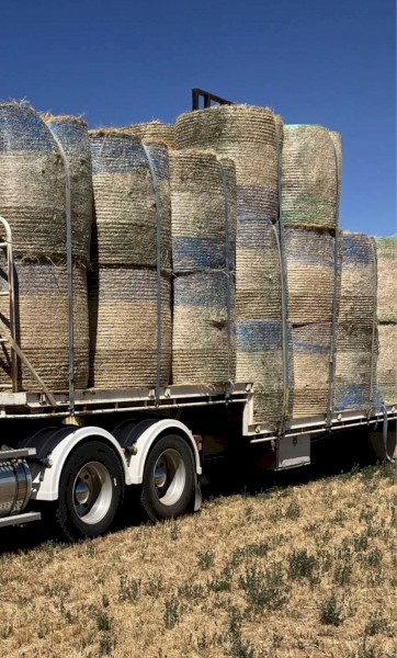 Lucerne and Rye Hay 4x4 Rolls