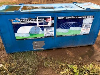 Container Dome 40ft x 40ft x 15ft