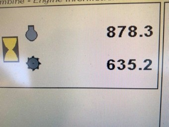 2014 John Deere S680 Header with 40ft John Deere 640D Fronts
