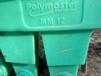 Polymaster 12 teat lamb feeders.