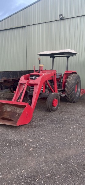 Massey Ferguson 165 Tractor with 5ft Slasher
