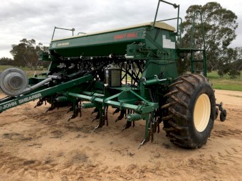 2013 John Shearer 4 bin Direct Drill Seeder