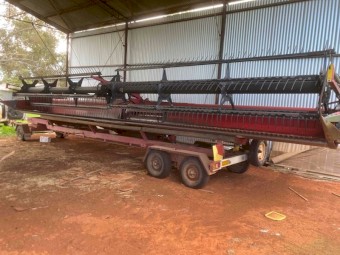 Case 2388 with Pickup and Draper Front