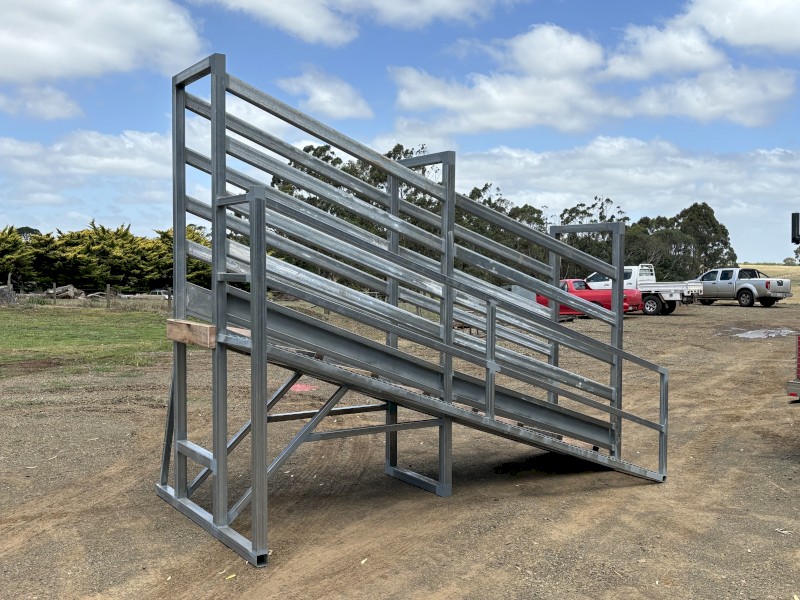 leeding steel cattle loading ramp 